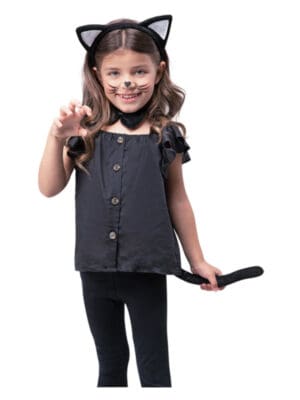 Cat Kit, Child, Black