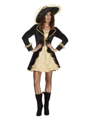 Fever Swashbuckler Costume, Black