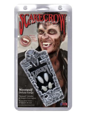 Scarecrow Deluxe Werewolf Fangs, White