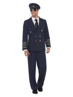 Pilot Costume, Navy Blue
