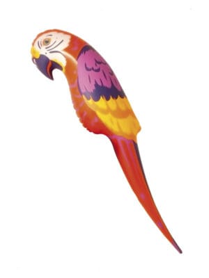 Parrot, Red, Orange & Yellow