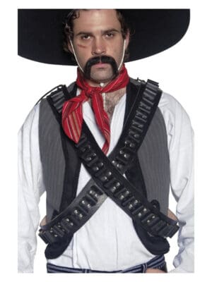 Authentic Western Leather Bandolier Bullet Belts