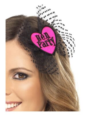 Hen Party Hair Bow, Pink