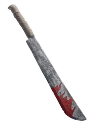 Blooded Chopper Machete Toy Prop, Grey