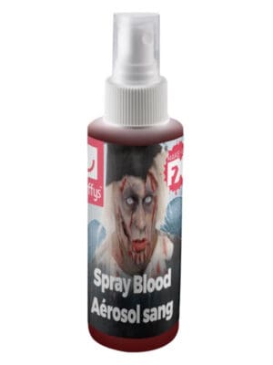 Smiffys Make-Up FX, Spray Blood, Red