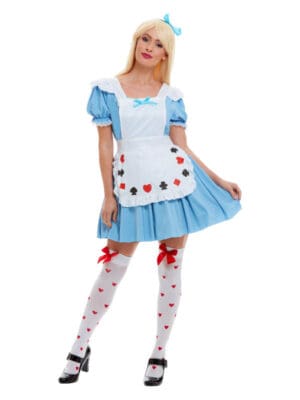 Deck of Cards Girl Costume, Blue