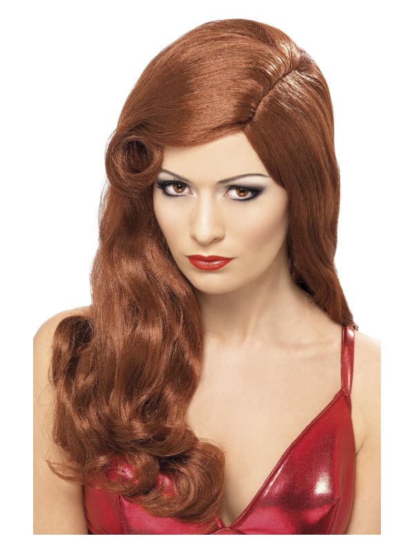 Silver Screen Sensation Wig, Auburn