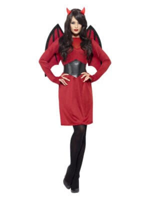 Economy Devil Costume, Red