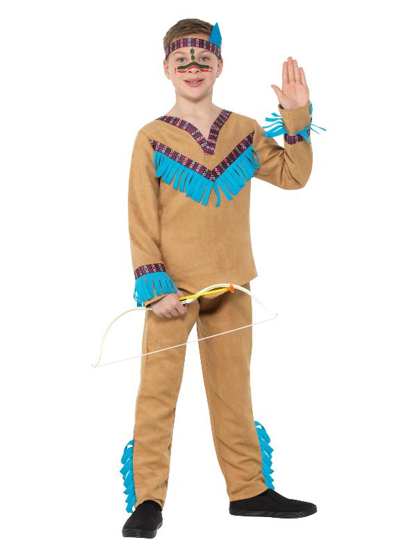 Native American Inspired Boy Costume, Brown