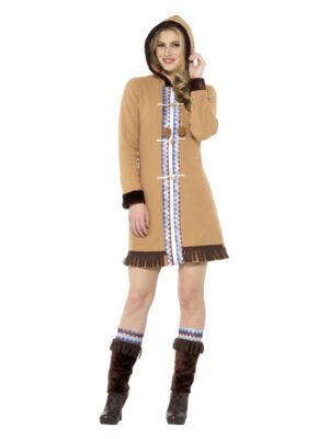 Arctic Lady Costume, Brown