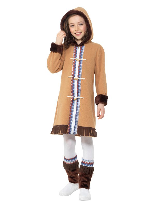 Arctic Girl Costume, Brown