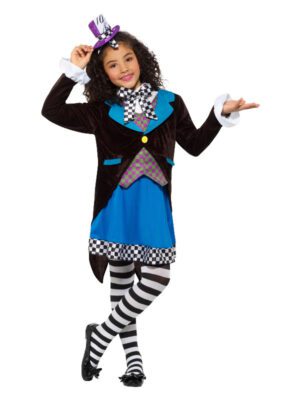 Deluxe Little Miss Hatter Costume, with Dress