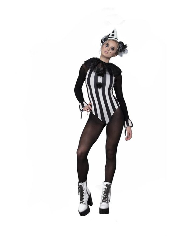 Fever Vintage Pierrot Clown Costume