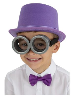 Kids Grey Goggles, Clear Lense