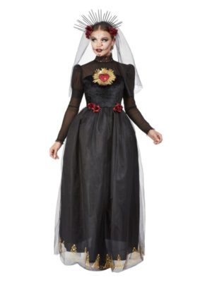 Deluxe DOTD Sacred Heart Bride Costume, Black