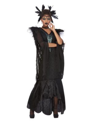 Deluxe Raven Queen Costume, Black
