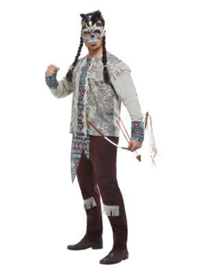 Dark Spirit Warrior Costume, Grey