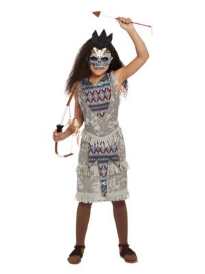 Dark Spirit Warrior Costume, Grey,