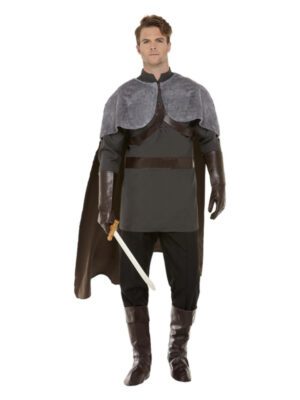 Deluxe Medieval Lord Costume, Grey