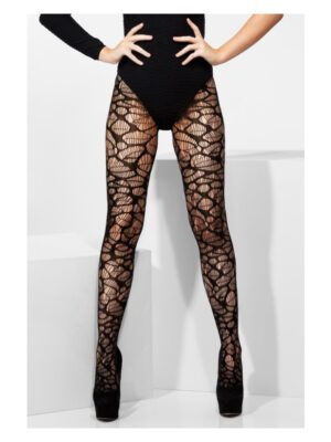 Fever Web Crochet Tights