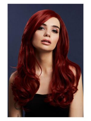 Fever Khloe Wig, True Blend, Ruby Red