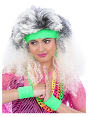 80s Neon Sweatbands, Green