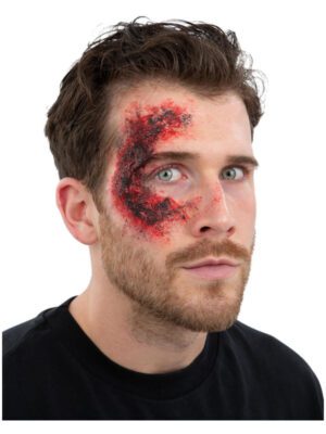 Smiffys Make-Up FX, Burnt Skin Kit, 20g Scab Blood