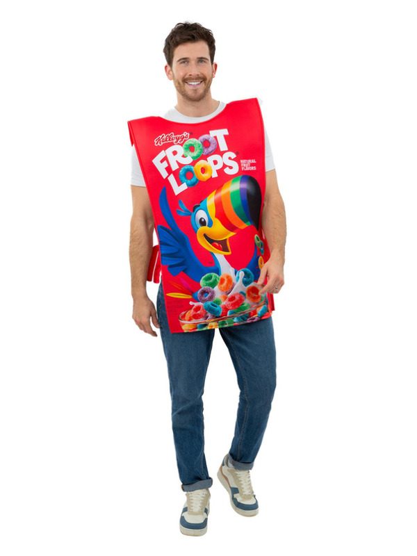 Kelloggs Fruit Loops Cereal Box Costume