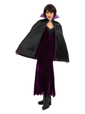 Dark Queen Cape with Collar, Adult