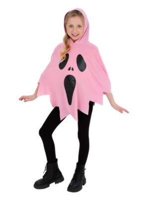 Pink Ghost Poncho