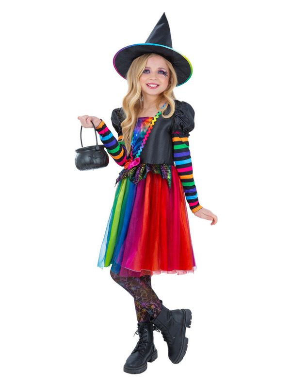Rainbow Witch Costume