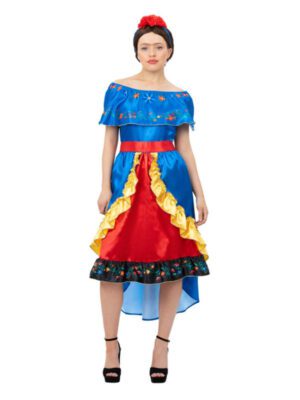 Deluxe Artist Frida Costume, Ladies