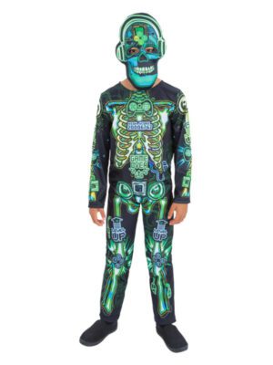Glow in the Dark Tech Skeleton Costume