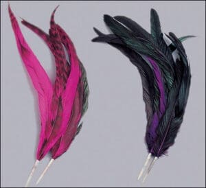 coque feather mount purple