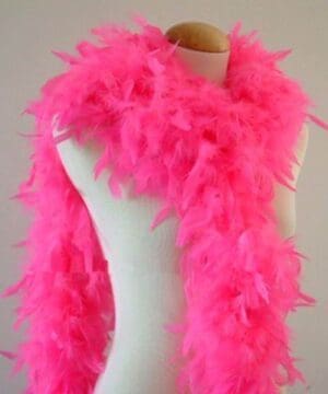 Feather Boa Chandelle Hot Pink