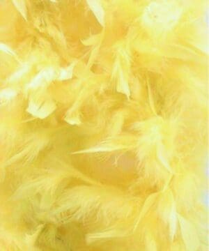 Feather Boa Chandelle Yellow