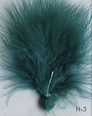 Jade Green Ostrich Feathers  Plume