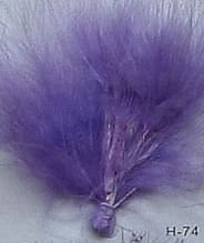 Lilac Ostrich Feathers  Plume