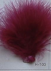 Maroon Ostrich Feathers  Plume