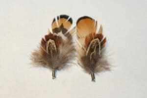 metal tipped pheasant feathers