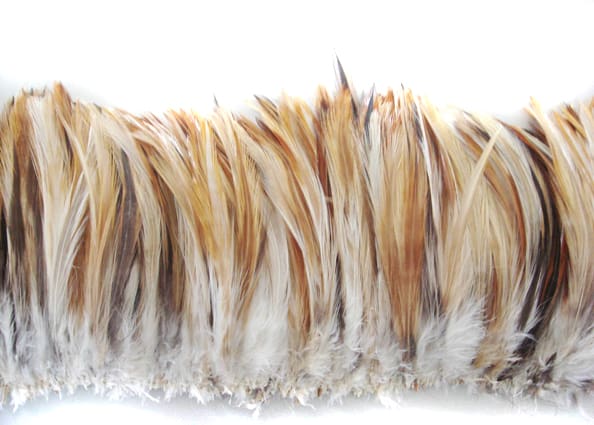 mixed colour hackle Feather Fringe