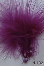 Plum Ostrich Feathers  Plume