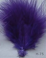 Purple Ostrich Feathers Wing