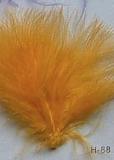 Yellow Ostrich Feathers  Plume